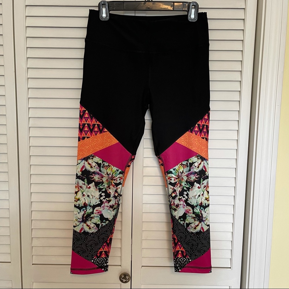 🎉HP✨ NWOT RBX Active black & patterned leggings - Picture 2 of 15